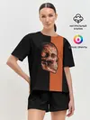 Женская пижама с шортами / Череп