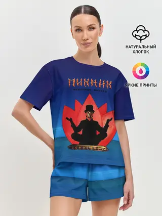 Женская пижама с шортами / Пикник - железные мантры