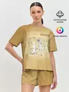 Женская пижама с шортами / Искры и Канкан Пикник