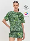 Женская пижама с шортами / Барвинок