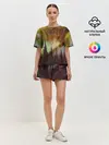 Женская пижама с шортами / СТРАШНЫЙ ЛЕС