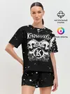 Женская пижама с шортами / Кукрыниксы черепа