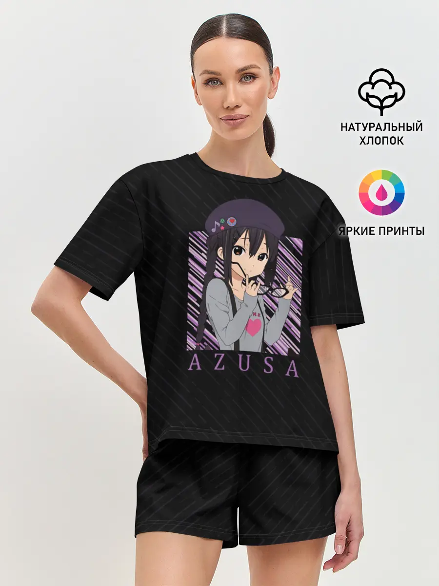 Женская пижама с шортами / Адзуса Накано K-on