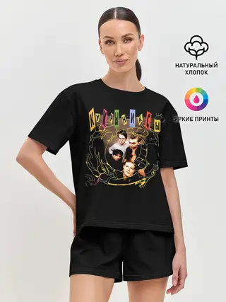 Женская пижама с шортами / Кукрыниксы группа
