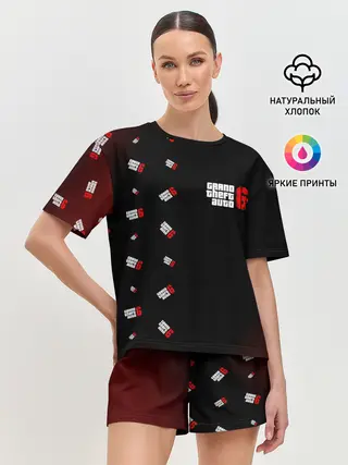 Женская пижама с шортами / ГТА 6 - Соты