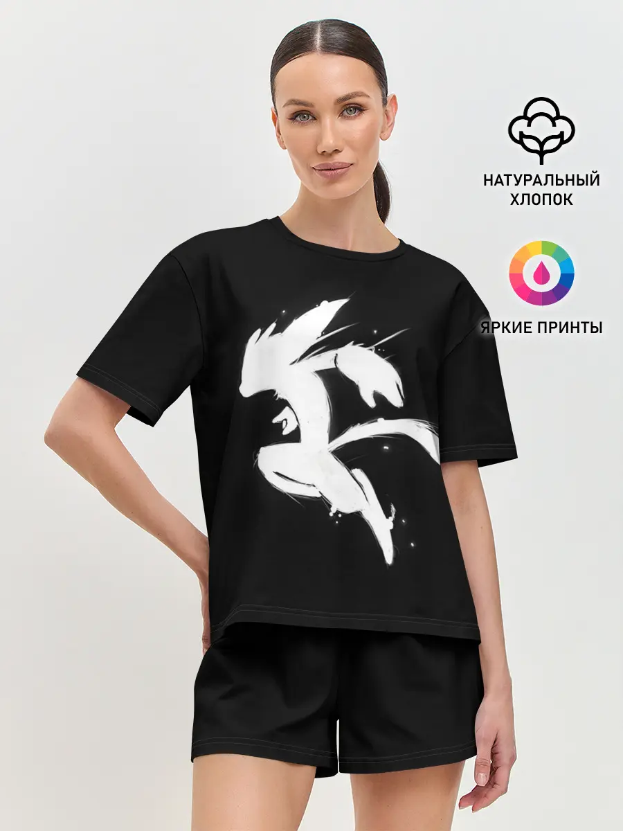 Женская пижама с шортами / Ori | Дух леса