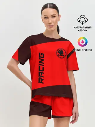 Женская пижама с шортами / Skoda - Racing