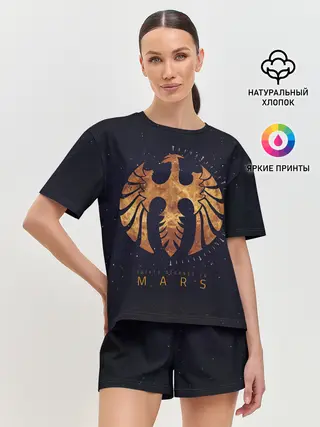 Женская пижама с шортами / Thirty Seconds to Mars космос