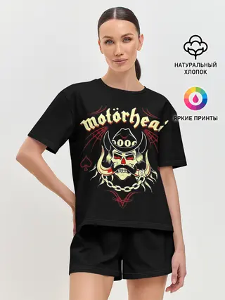 Женская пижама с шортами / Angry Lemmy