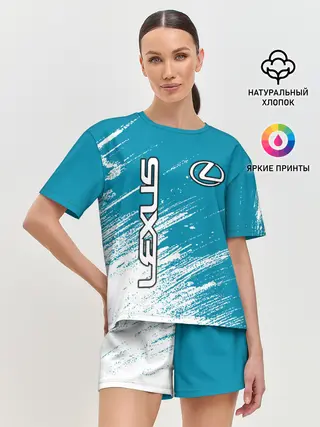 Женская пижама с шортами / Лексус / Lexus