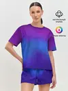 Женская пижама с шортами / Leather gradient