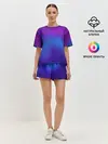 Женская пижама с шортами / Leather gradient