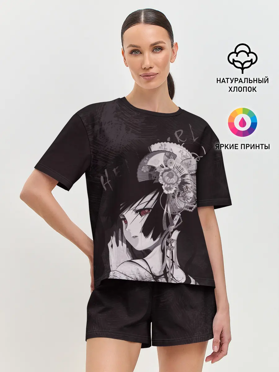 Женская пижама с шортами / Адская девочка Энма Ай