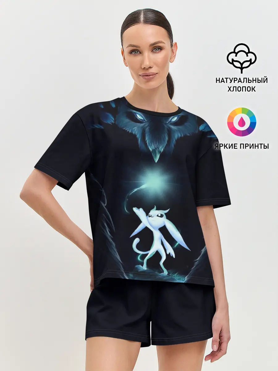 Женская пижама с шортами / Дух-хранитель Ори