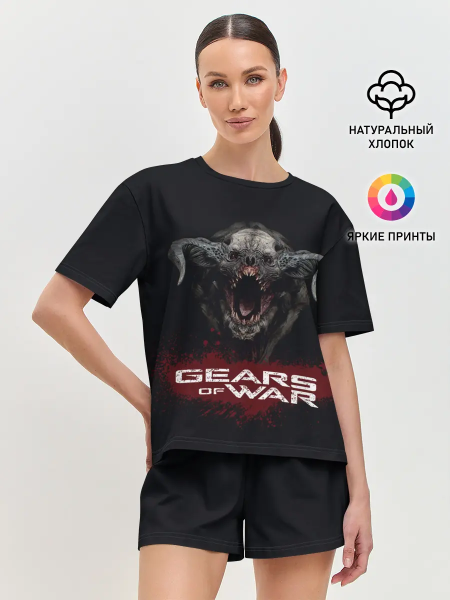 Женская пижама с шортами / MONSTER | GEARS OF WAR