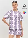 Женская пижама с шортами / Пентаграмма Весы
