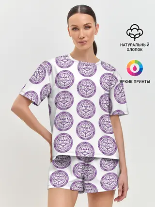 Женская пижама с шортами / Пентаграмма Весы