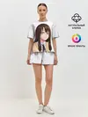 Женская пижама с шортами / Девочка, которая видит это Мико Ёцуя