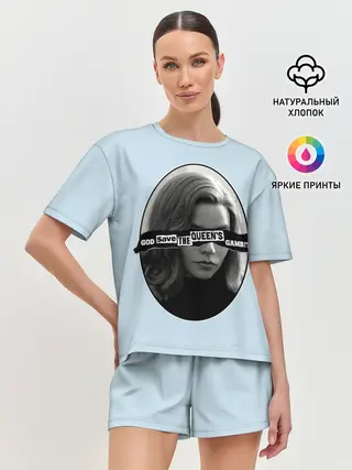 Женская пижама с шортами / Королева шахмат