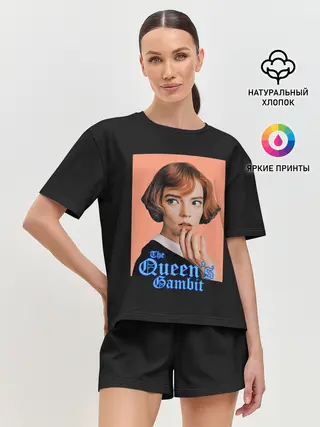 Женская пижама с шортами / Милая королева
