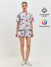 Женская пижама с шортами / Медицинский паттерн