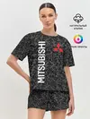 Женская пижама с шортами / MITSUBISHI Камуфляж