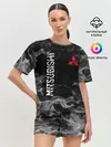Женская пижама с шортами / MITSUBISHI | ОГОНЬ