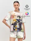 Женская пижама с шортами / Корзинка фруктов персонажи