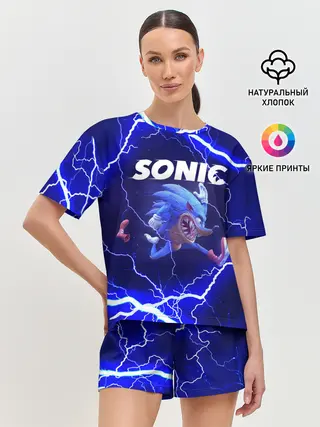 Женская пижама с шортами / SONIC | СОНИК