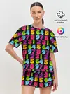 Женская пижама с шортами / цифры