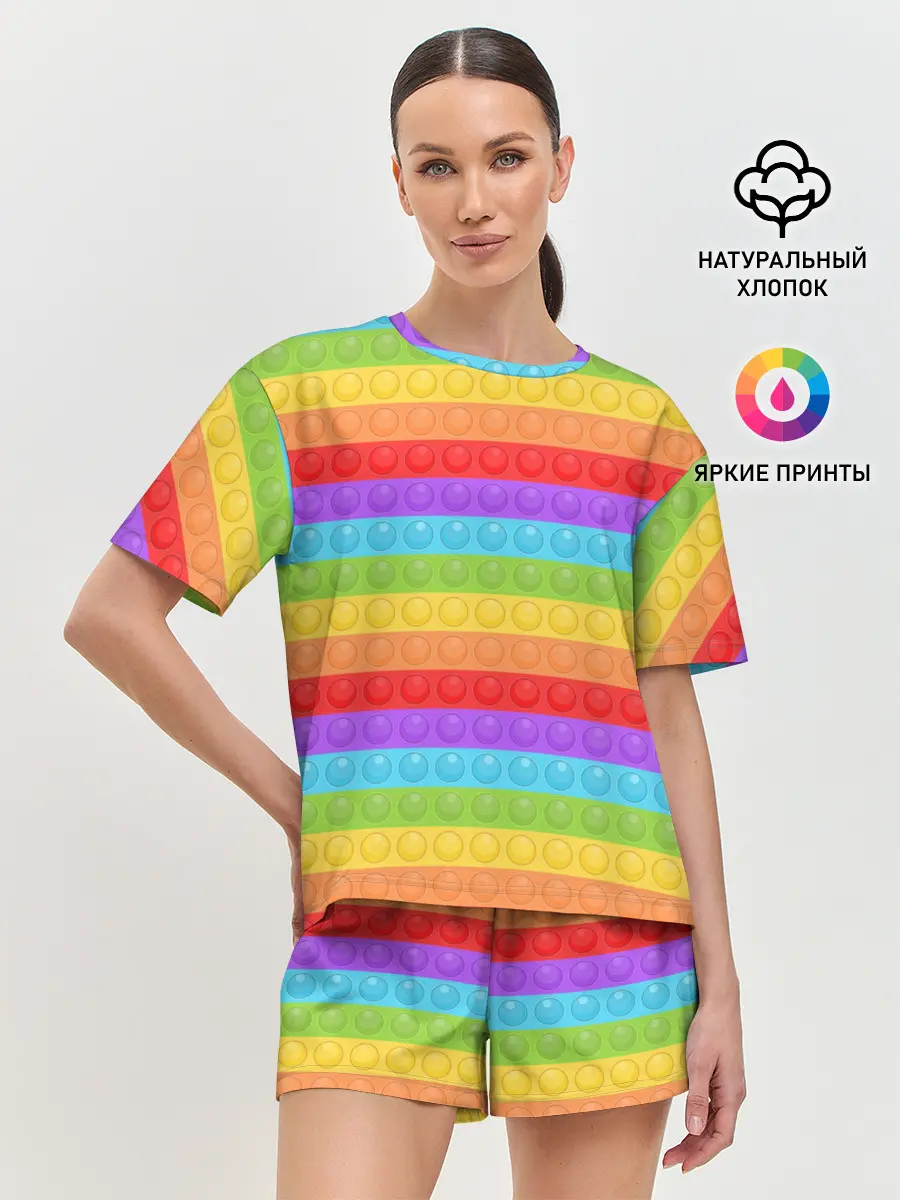 Женская пижама с шортами / ПОП ИТ