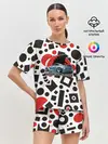 Женская пижама с шортами / Японские Монстры