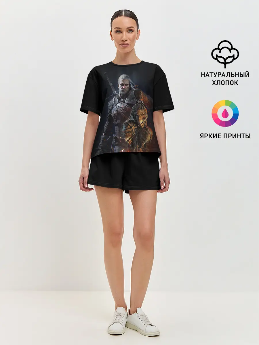 Женская пижама с шортами / Witcher III