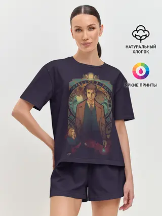 Женская пижама с шортами / Дэвид Теннат