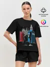 Женская пижама с шортами / Шерлок х Доктор