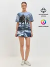 Женская пижама с шортами / Кратос и Атрей Рагнарек