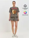 Женская пижама с шортами / Крутые Бобры