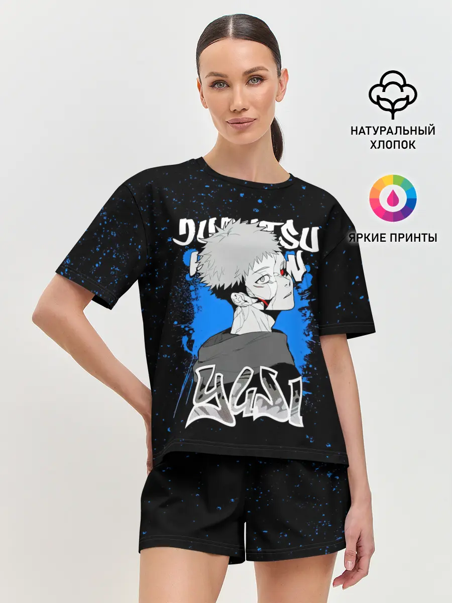 Женская пижама с шортами / Итадори Юдзи Магическая битва
