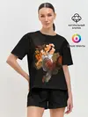 Женская пижама с шортами / Мори Джин Бог старшей школы
