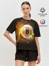 Женская пижама с шортами / КРИПТОВАЛЮТА БИТКОИН