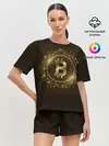 Женская пижама с шортами / БИТКОИН | КРИПТОВАЛЮТА