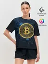 Женская пижама с шортами / BITCOIN ВАЛЮТА