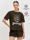 Женская пижама с шортами / Элизиум череп Горгоны