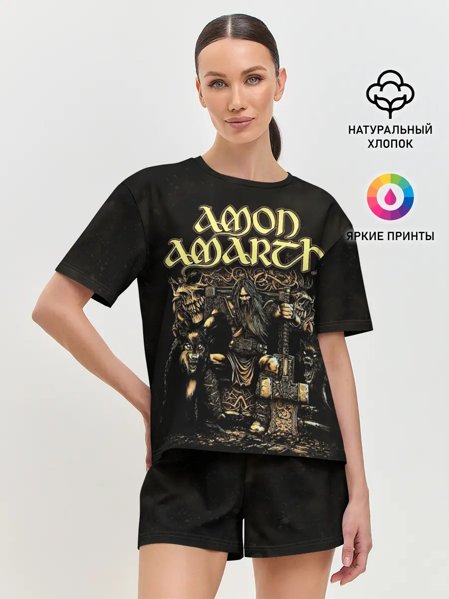 Женская пижама с шортами / Amon Amarth