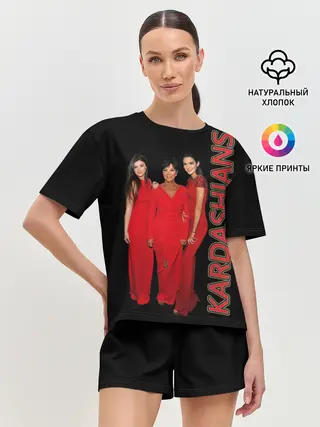 Женская пижама с шортами / Семейство Кардашьян