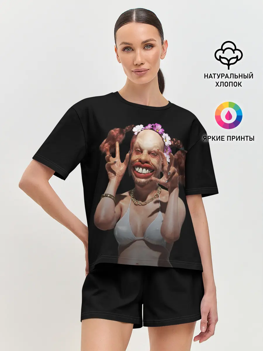 Женская пижама с шортами / Windowlicker