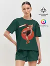 Женская пижама с шортами / Дэндзи в прыжке