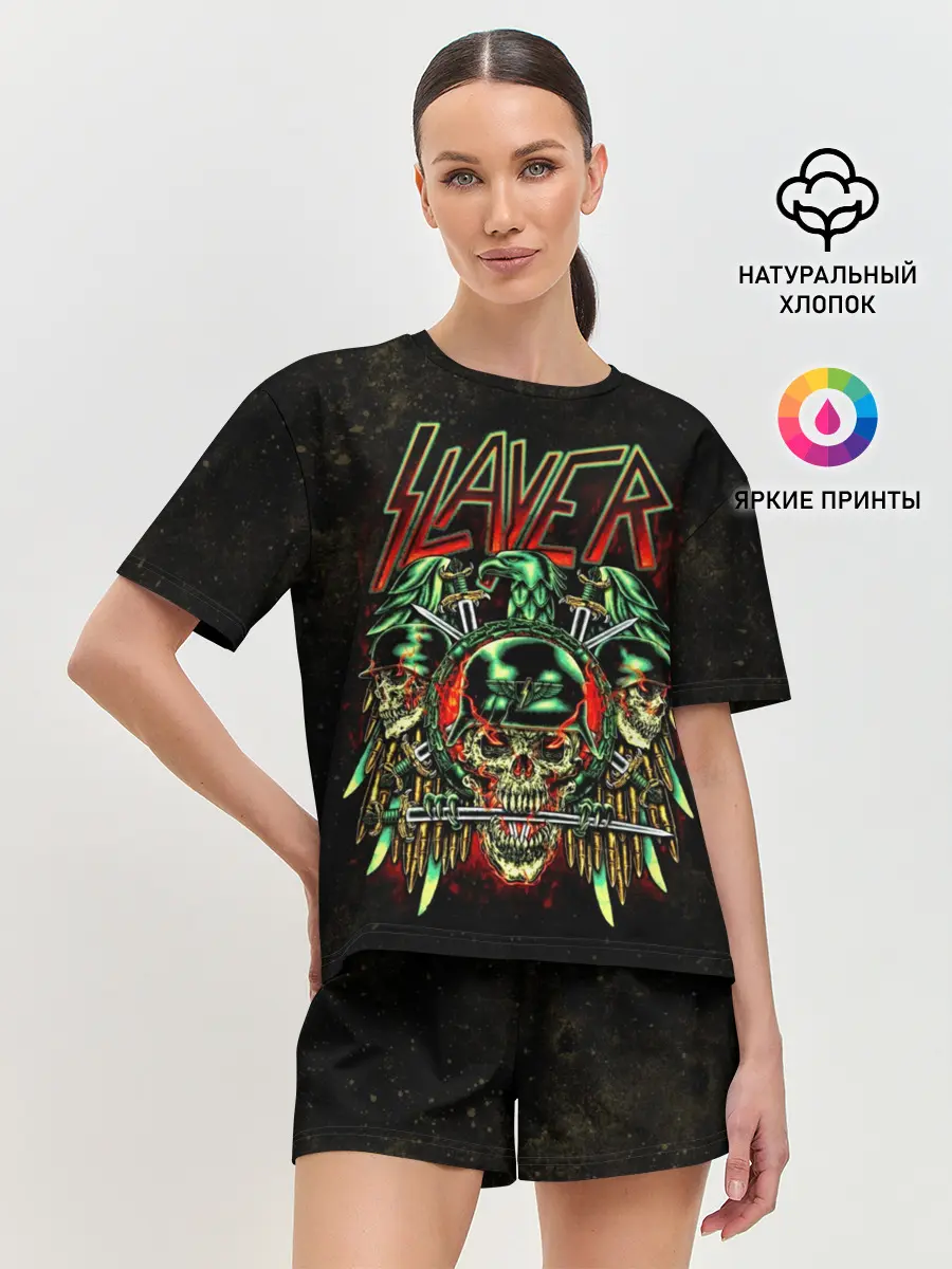 Женская пижама с шортами / Slayer