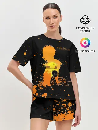 Женская пижама с шортами / Рёмен Сукуна Магическая битва