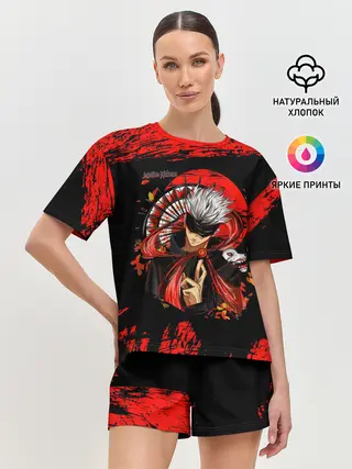 Женская пижама с шортами / Годжо Сатору Магическая битва